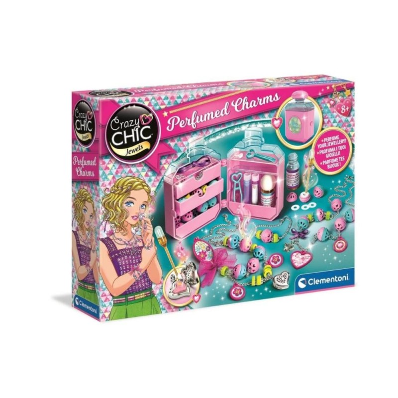 [1650554934] Coffret création de bijoux parfumés Crazy Chic Clementoni 18600