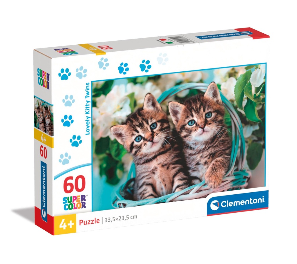 Puzzle 60 lovely kittens 15372