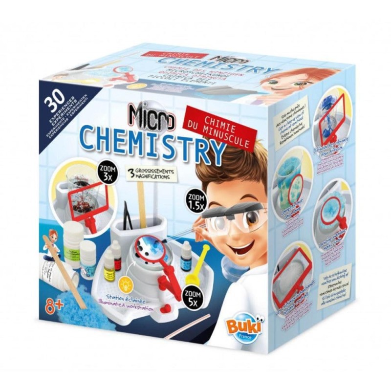 [1650556452] Coffret chimie du minuscule 30 expériences Buki 8367