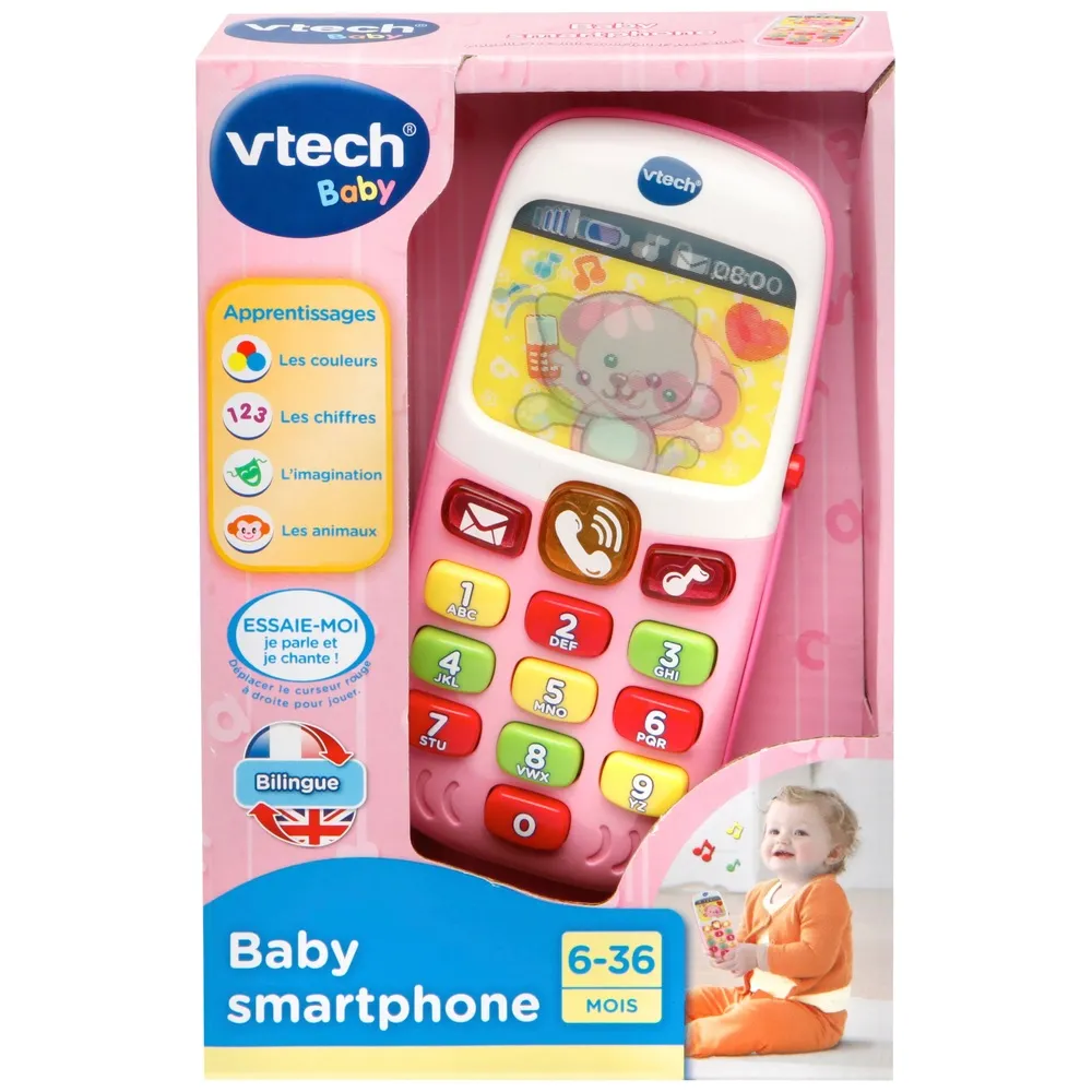 Baby Smartphone Bilingue â€“ VTech (Réf. VT138145)