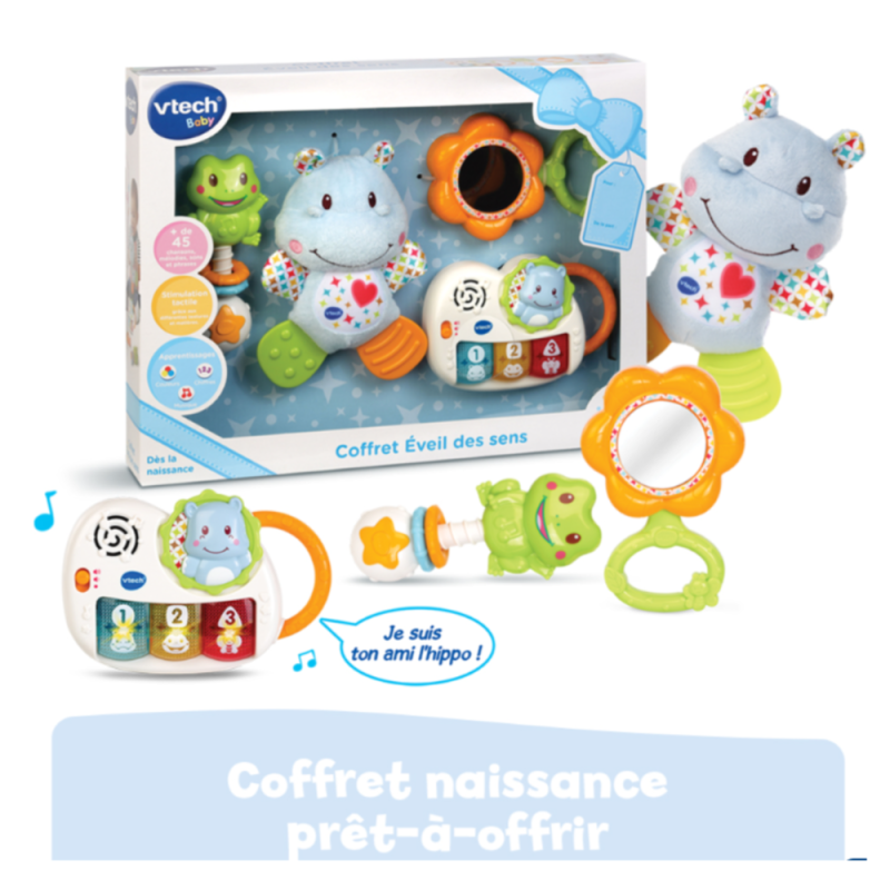 Coffret naissance - Éveil des sens (bleu) – Vtech VT522005