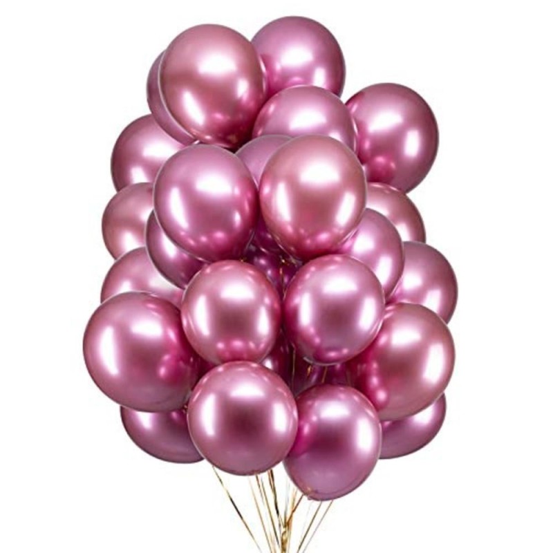 [1650556523] Ballon chrome 50 pieces (Argent)
