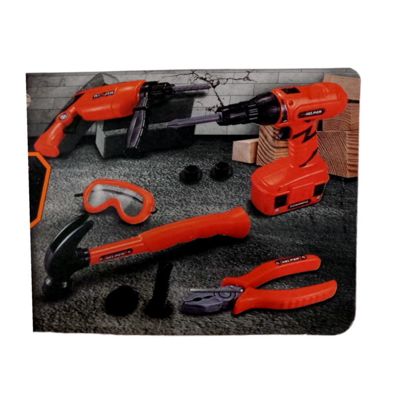 [1650557085] set outils de bricolage en blister 7281
