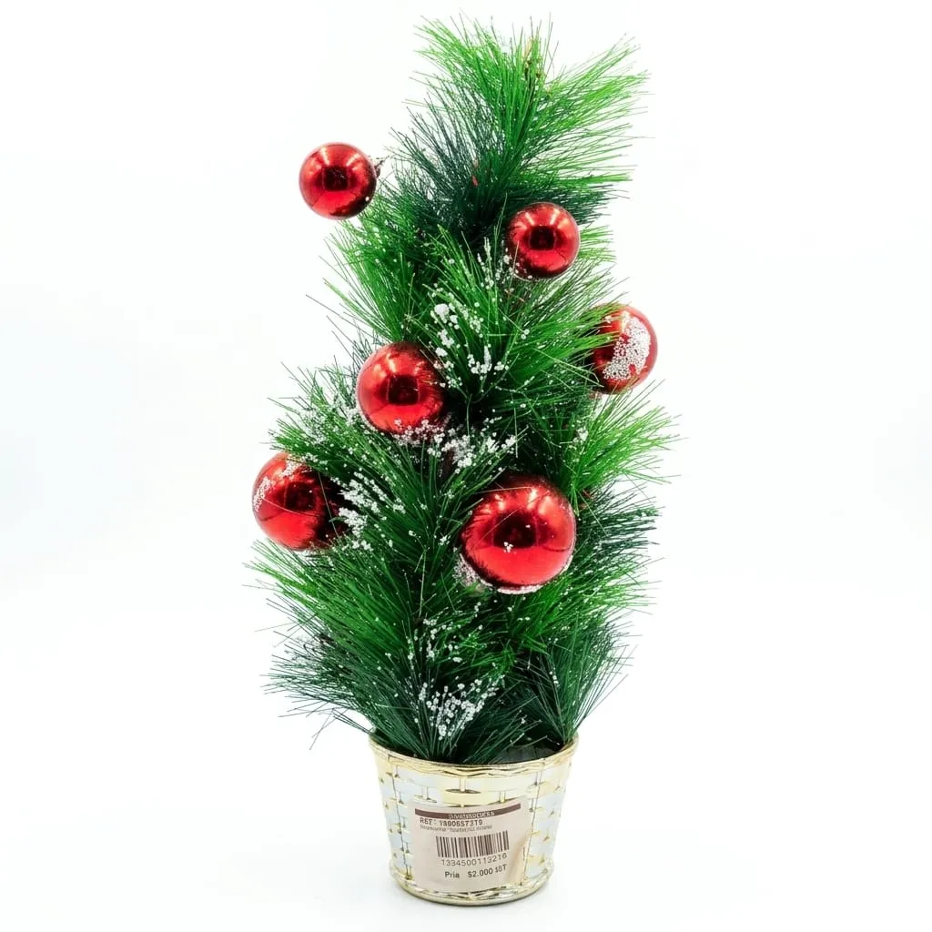 Sapin avec boule Rouge bmb