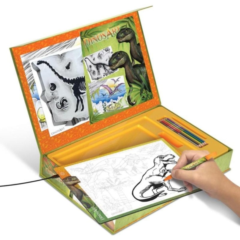 [1650557589] Tablette lumineuse de dessin DinosArt DA15151