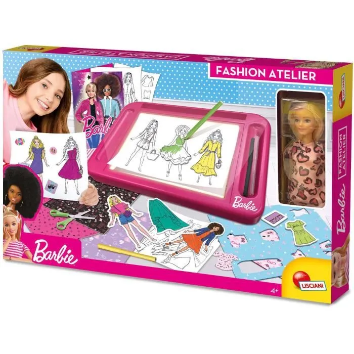 Table lumineuse BarbieFashion atelier poupée 88645