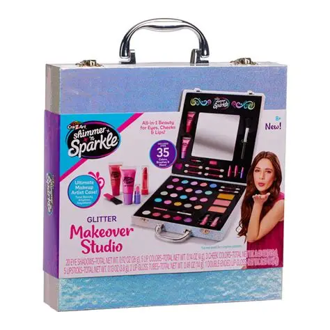 [1650558203] Shimmering Glitter Makeover Studio Case 17965