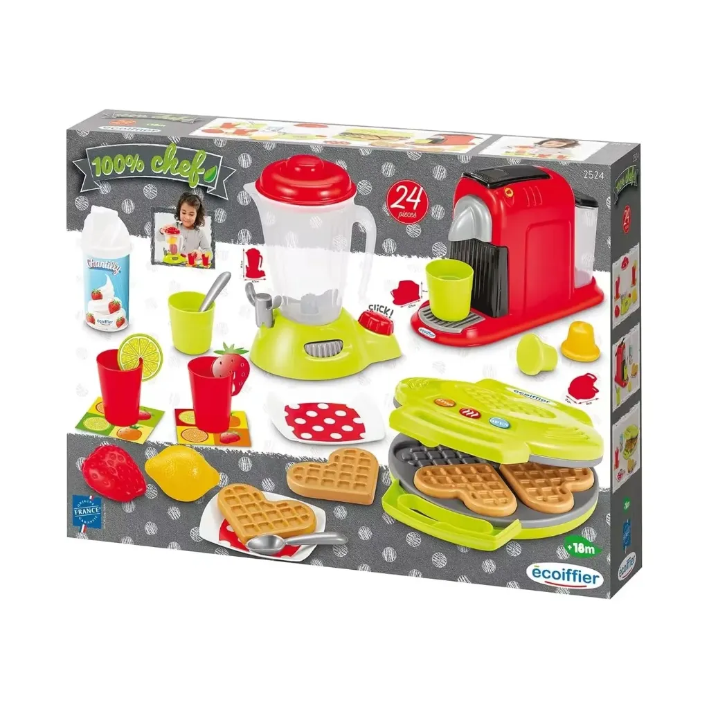 Ecoiffier 2524 - Dà®nette complà¨te électroménager pour enfants