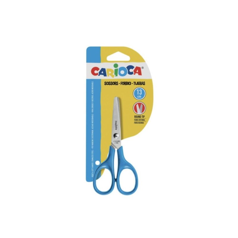 Ciseaux scolaires 13 cm CARIOCA 42634 en acier inoxydable