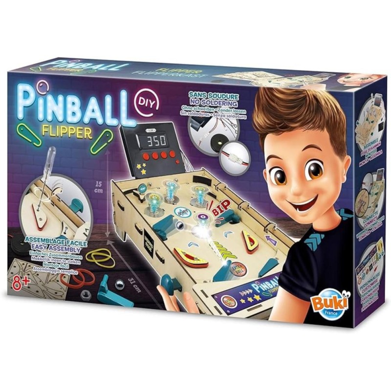 [1650559311] Flipper de Pinball DIY électronique à construire Buki 2168