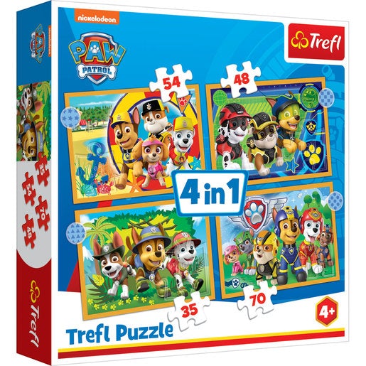[1650559462] PUZZLE 4IN1 Paw Patrol 34395