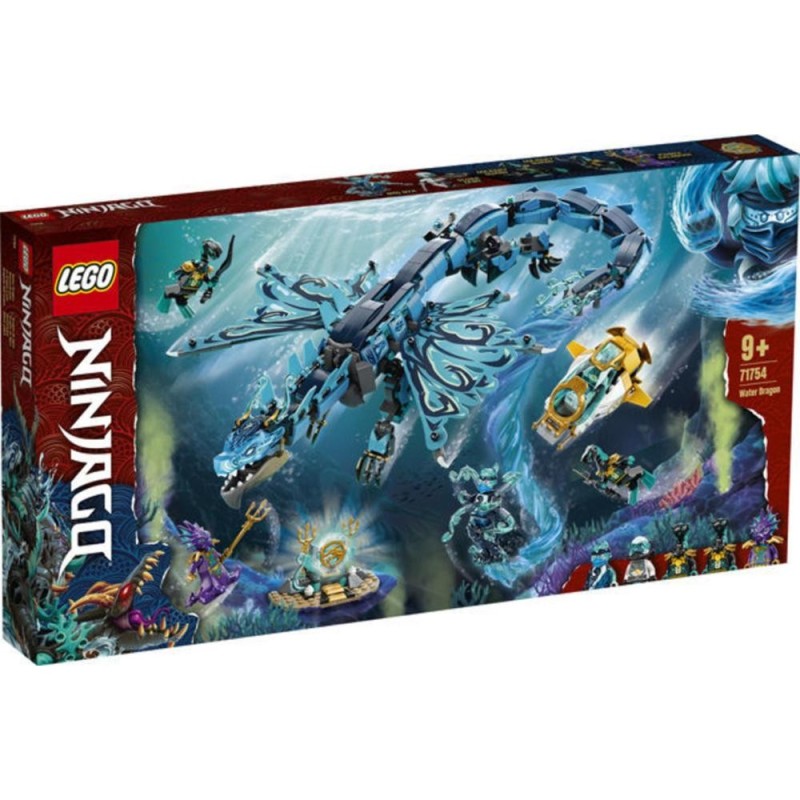 [1650559775] LEGO Ninjago 71754 Dragon de l’Eau – Jouet Dragon articulé avec Sous-M