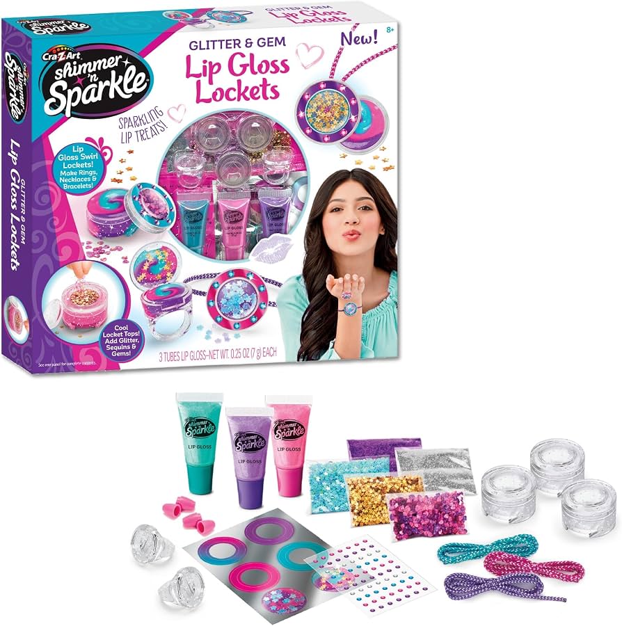 [1650560043] Glitter & Gem Lip Gloss Lockets Craz_65548