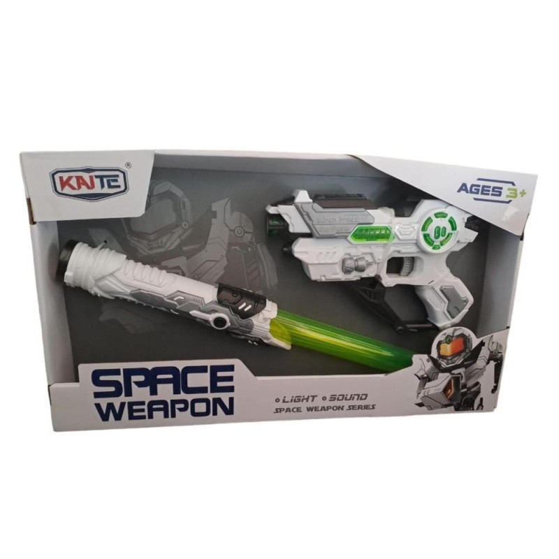 [1650560323] pistolet avec epee en coffret KT66