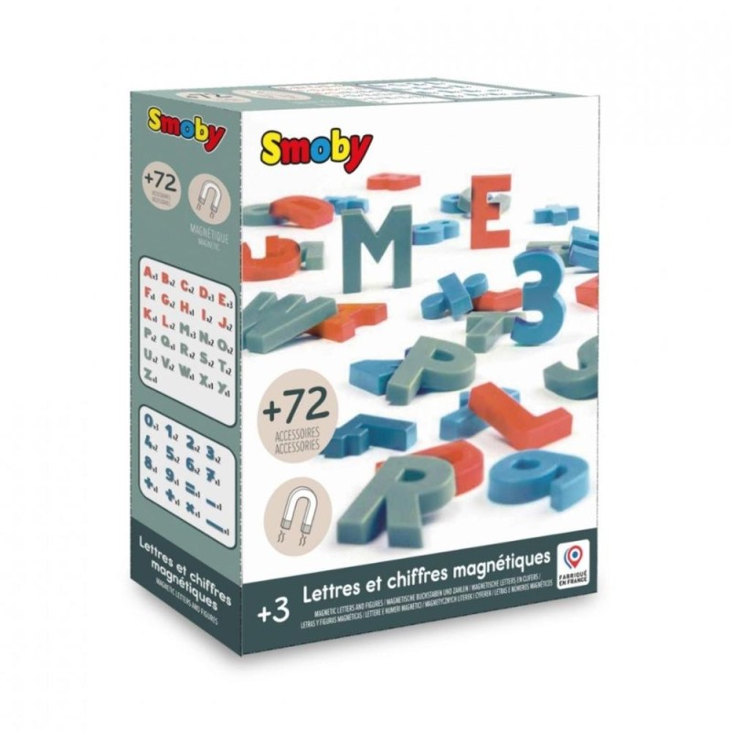 [1650561270] Lettres et Chiffres Magnétiques 72 Pièces Smoby 430108