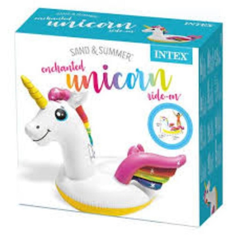 [1650562205] Enchanted unicorn ride-on 57561