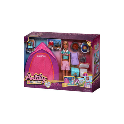 poupee avec accessoires en coffret A758A