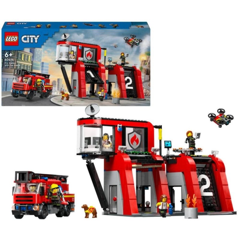 [1650563009] La Caserne & le camion de pompiers 60414