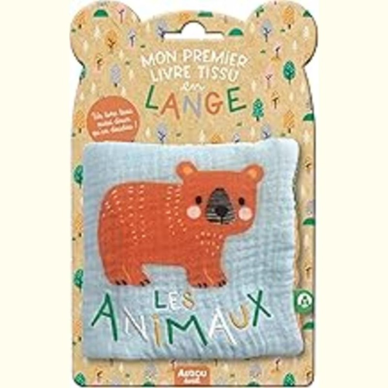 [1650563126] MON PREMIER LIVRE TISSU EN LANGE  Les animaux 91223