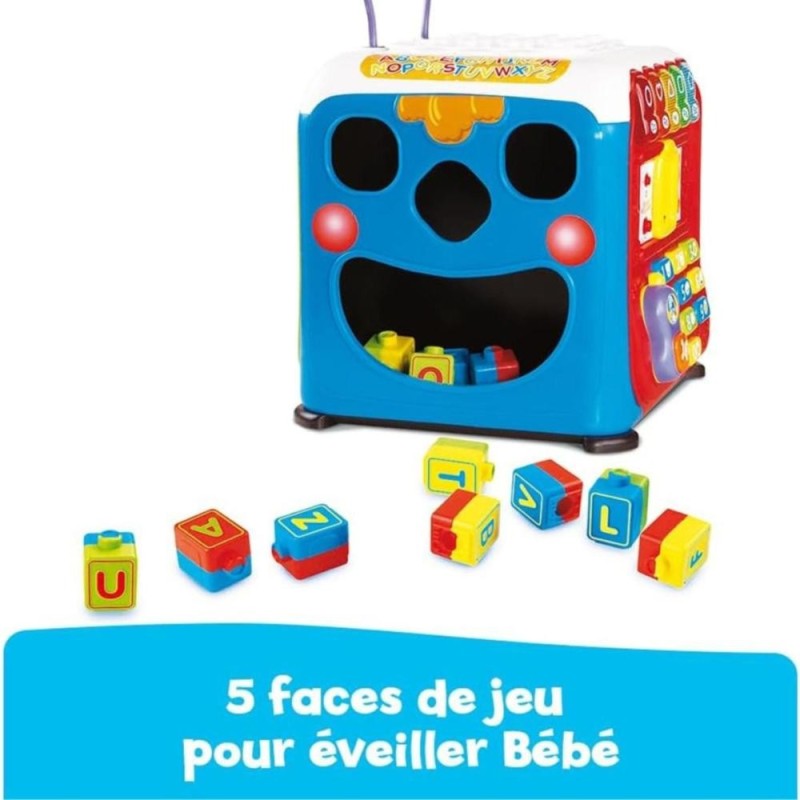 [1650563427] Jouet d'éveil Bébé VTech 135405 Maxi Cube Multi-Activités