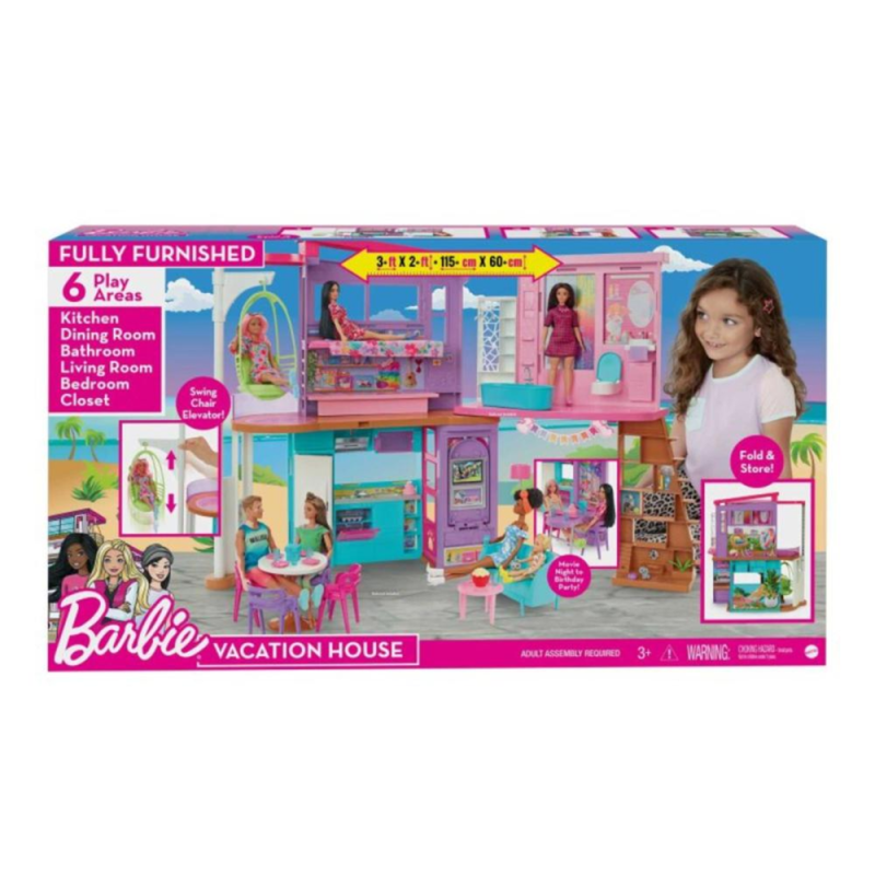 [1650563586] Barbie Coffret la Maison de Vacances MTHCD50