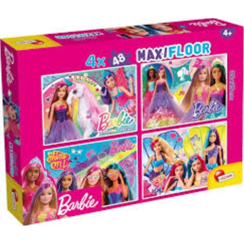 Puzzle DF MaxiFloor 4*48pcs Barbie 99467