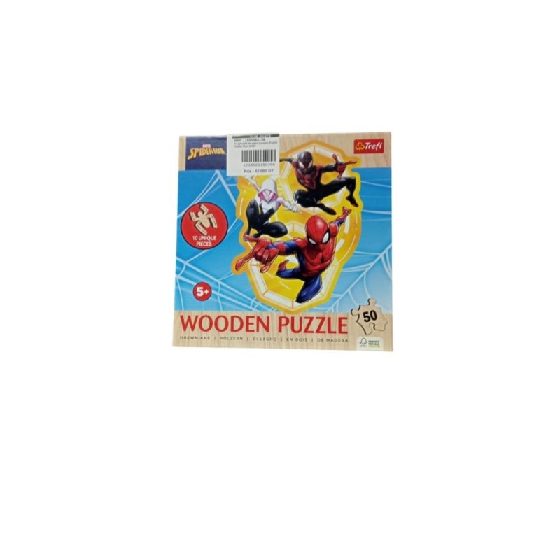[1650564138] Puzzles 50 Wooden Contour Puzzle Spider Man 20280