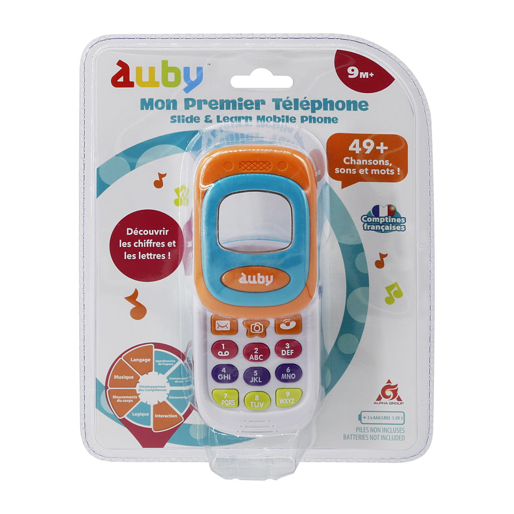 telephone 1er age en presentoir 9pcs 8802C