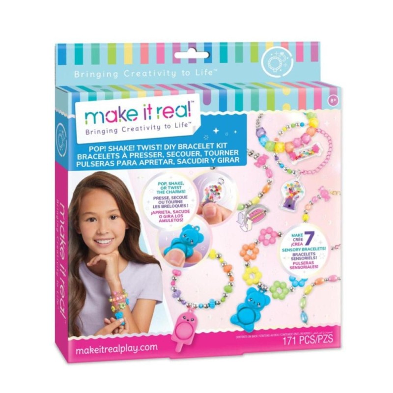 [1650564396] Pop  Shake Twist  DIY Bracelet Kit M1328