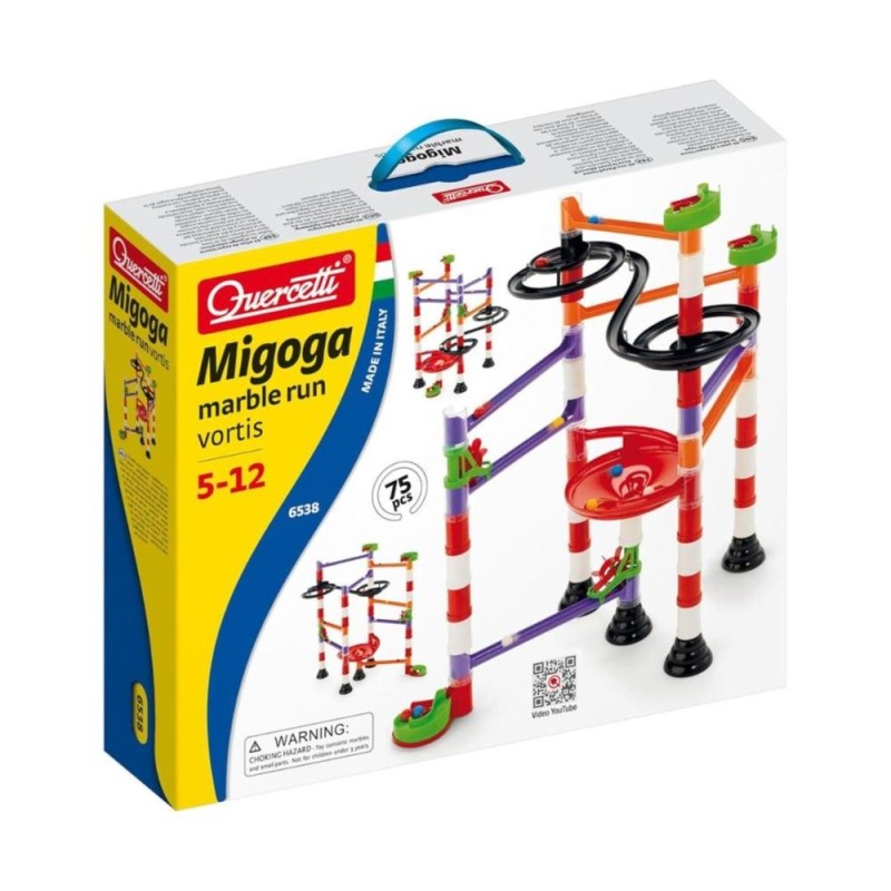 Jeu piste à billes créative Quercetti 6538 Migoga Marble Run Vortis