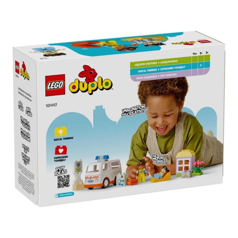 Jouet éducatif LEGO DUPLO 10447 L’ambulance et Le chauffeur