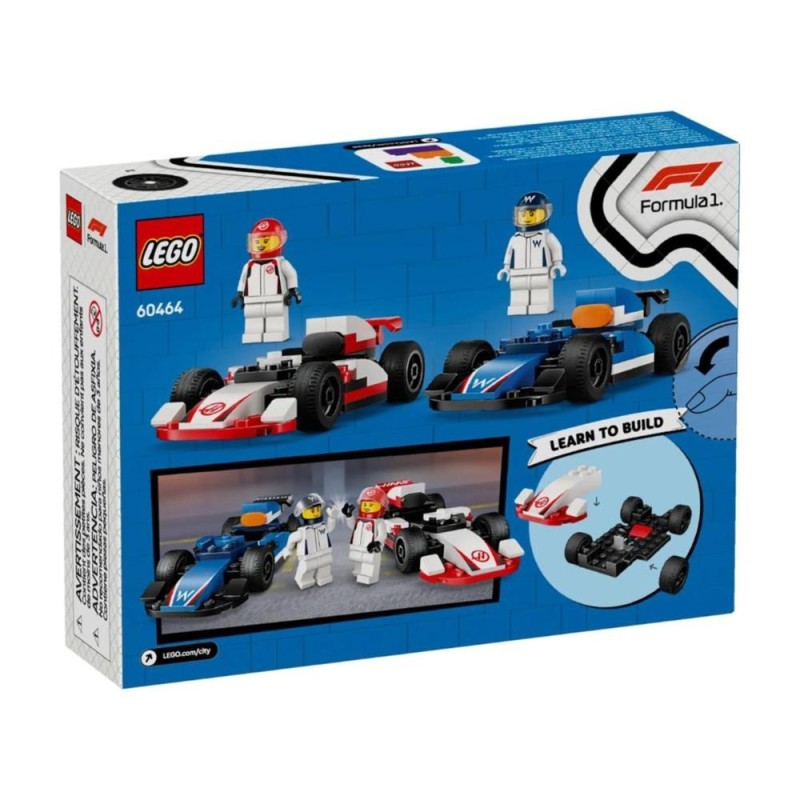 Set voitures de course LEGO 60464 City F1 Williams & Haas