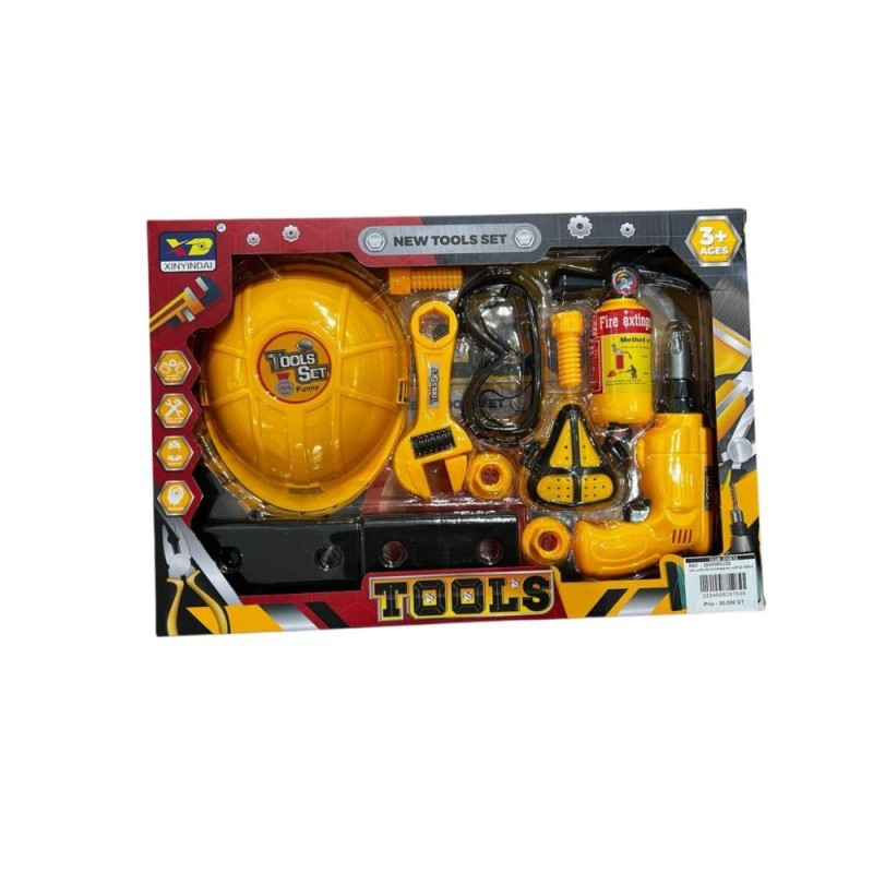[1650565133] set outils de bricolage en coffret 3396A