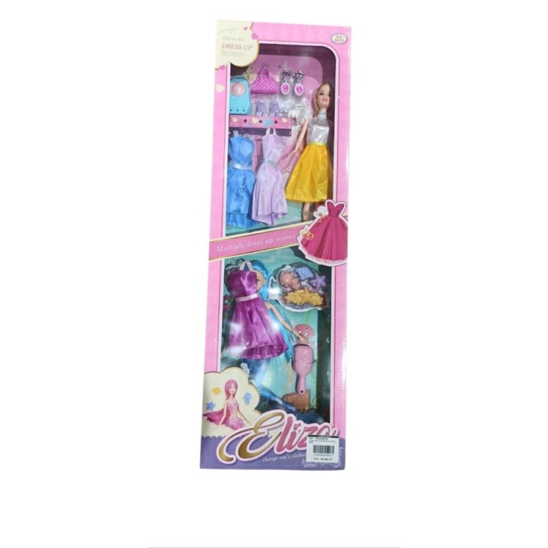 poupee avec accessoires en coffret 18069