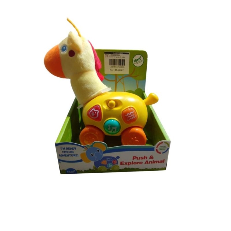 jouet musical 1er age girafe 19536