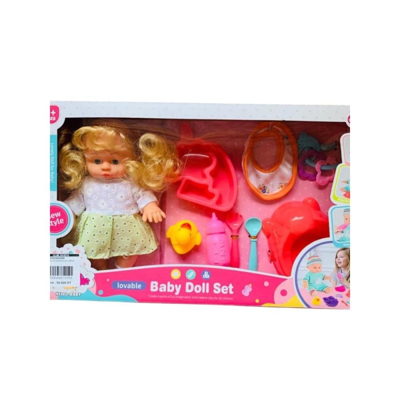 [1650565400] poupee avec accessoires en coffret Y6187