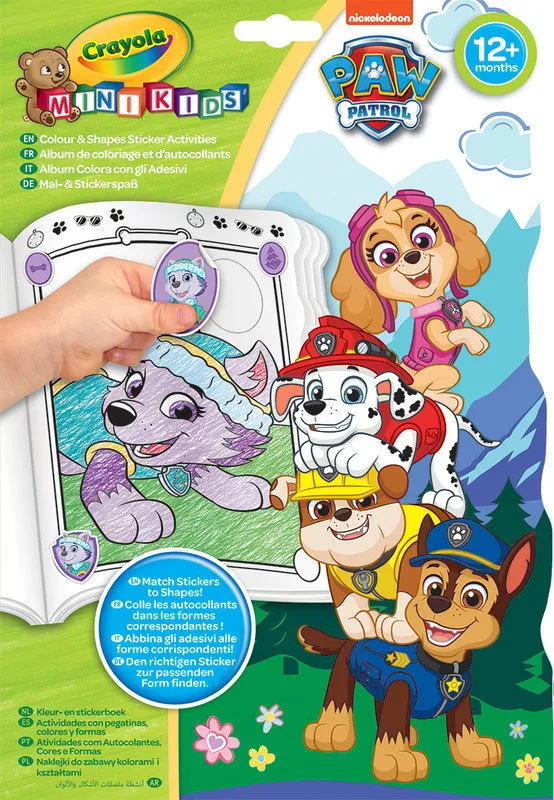MK Paw Patrol Colour and Shapes Activity Book 81 1373G