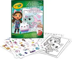 Album de coloriage avec autocollants Gabby's Dollhouse