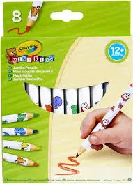 CRAYOLA MINI KIDS JUMBO CRAYONS Dà‰CORà‰S