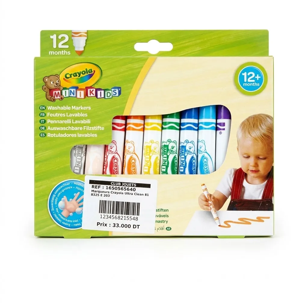 Marqueurs Crayola Ultra Clean 81 8325 E 203