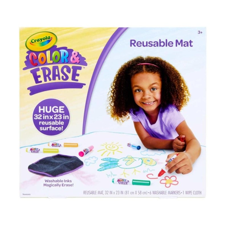 [1650565645] MK Color and Erase Mat 90x60cm square shape pack 818132