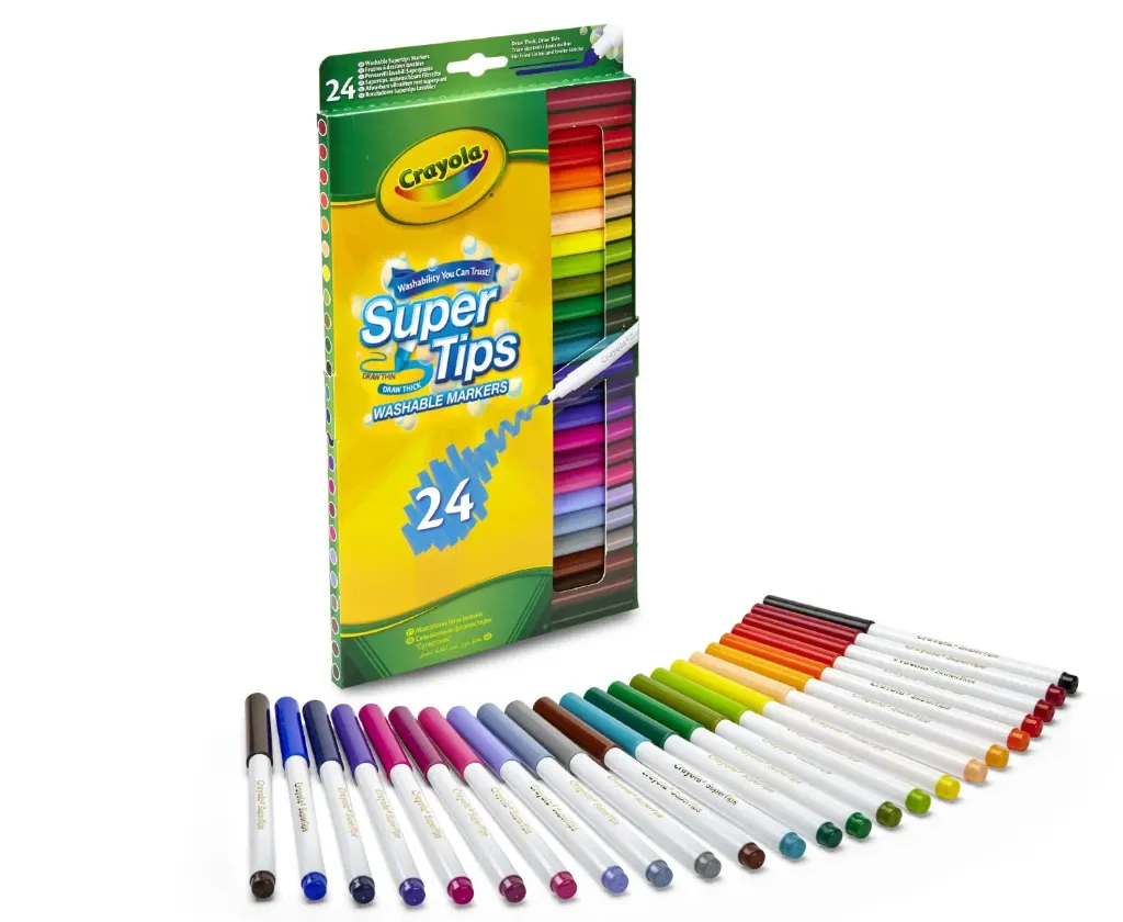 Supertips Washable Markers 24ct 257551