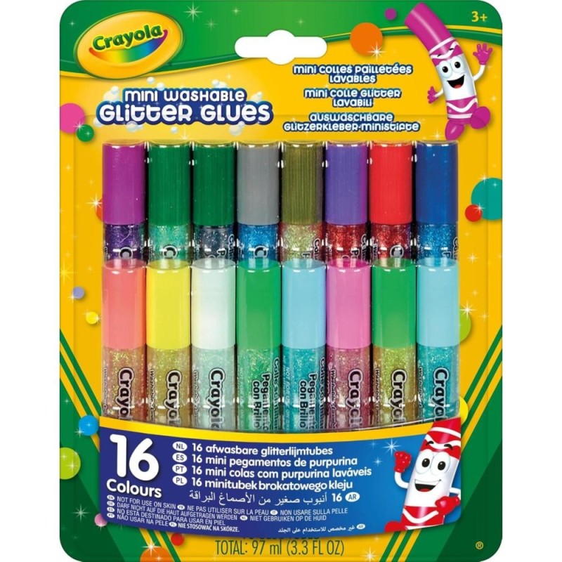 Washable Glitter Glue 16ct 694200