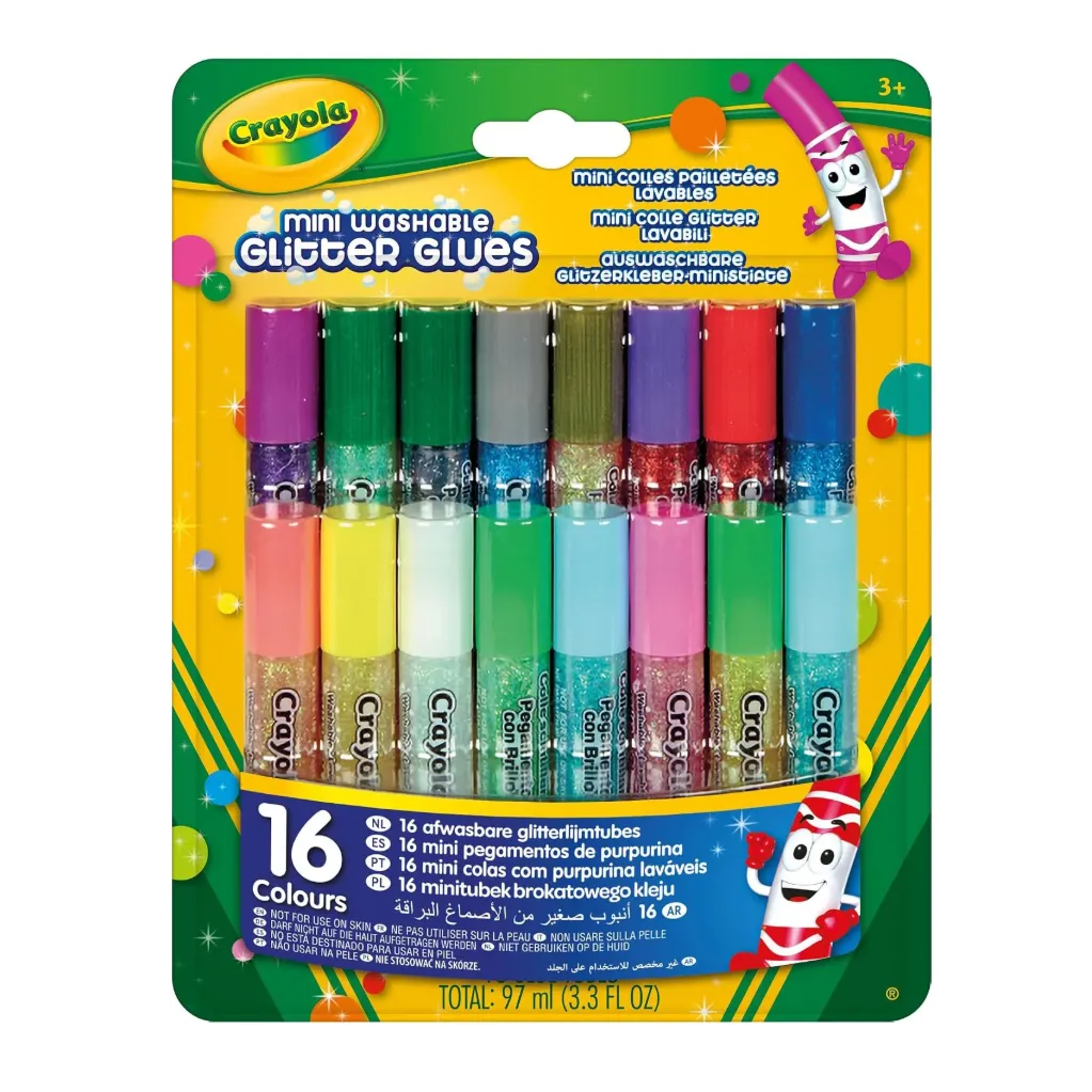 Washable Glitter Glue 16ct 694200