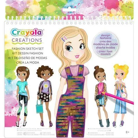 Crayola Creations Fashion Sketch Set 04 1178