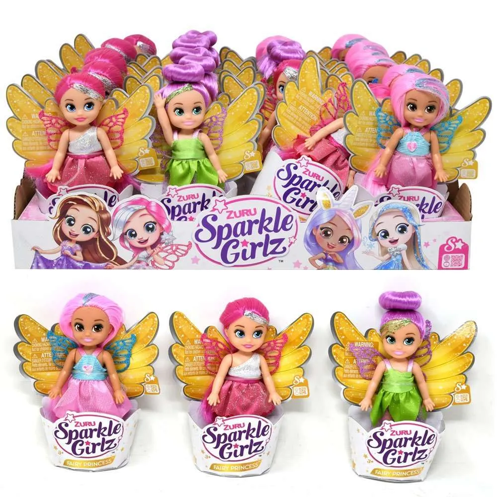 [1650565750] SPARKLE GIRLZ DOLLS 4.7" Fairy Cupcake 10011TQ4