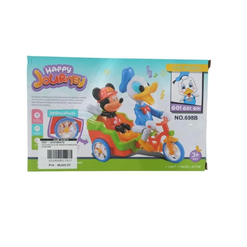 [1650565872] bicyclette musical canard et mickey698B SMX23562