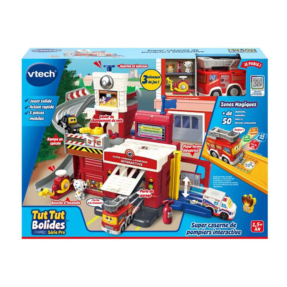 Super caserne de pompiers interactive 543005