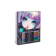 Livre de coloriage à  pages Noires Isadora Stylos gel à  encre métalisée