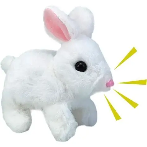 [1650566049] Peluche lapin avec mecanisme 810117